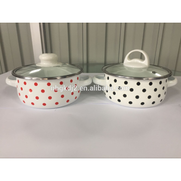 Precio razonable productos de calidad superior enamelware fábrica / olla de esmalte